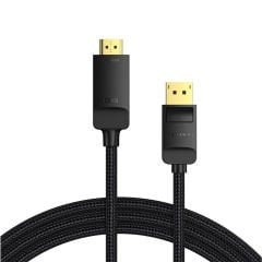 Vention DisplayPort to Hdmi Kablo 2m, 4K 60Hz, DisplayPort 1.2, HDMI 2.0 (HFKBH)