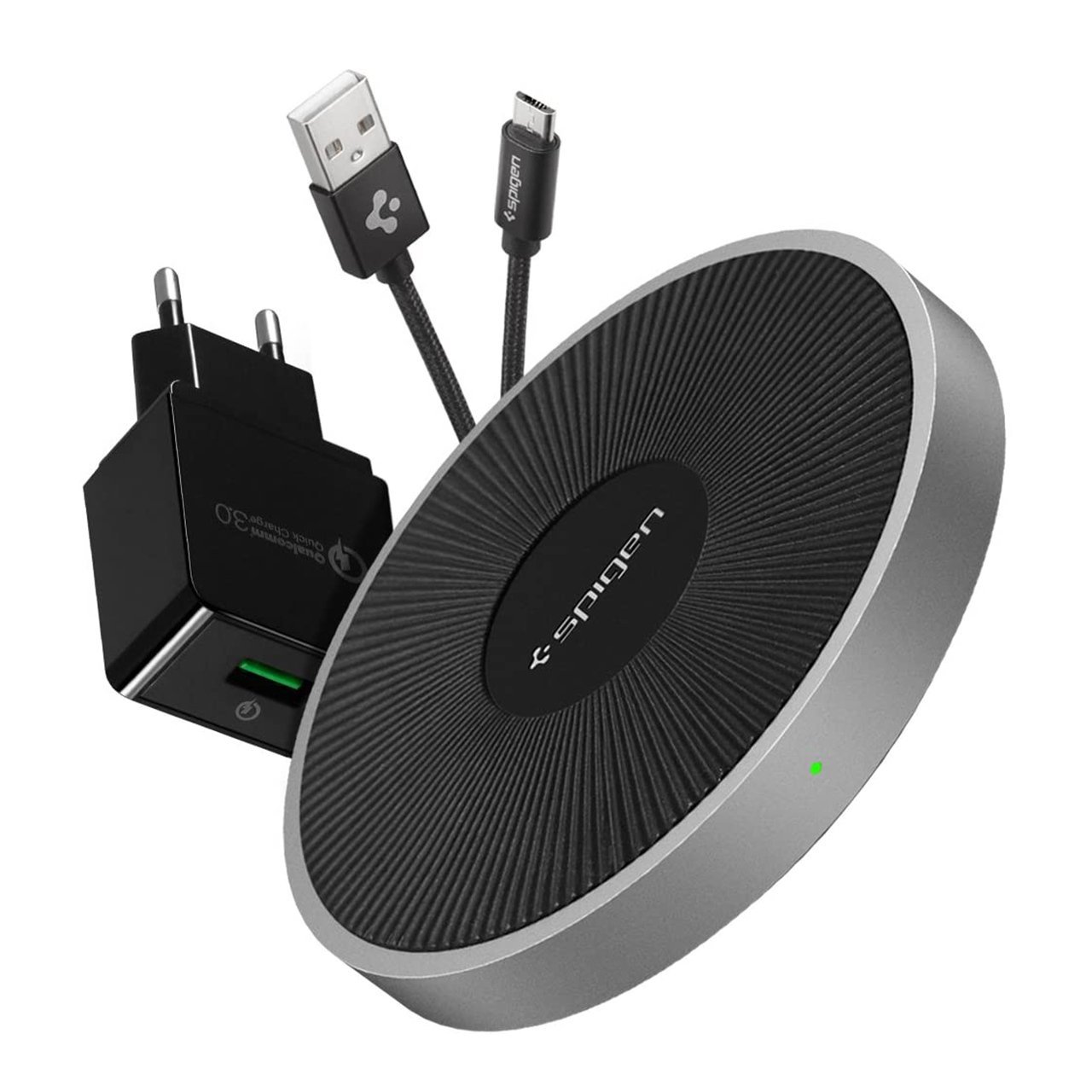 Spigen Essential F306W Qi2 Kablosuz Hızlı Şarj Cihazı