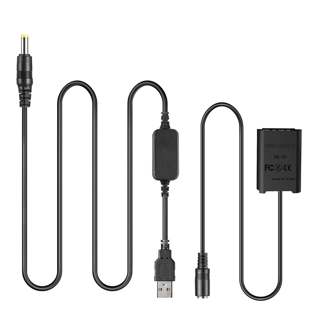 Raeisusp NP-BX1 Sony Kamera Kesintisiz Güç Kablosu USB Dummy (DC Coupler)