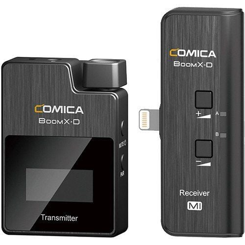 Comica BoomX-D MI1 iOS Tekli Yaka Röportaj Mikrofonu (iPhone için)