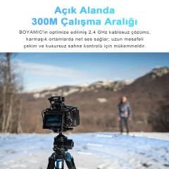 Boya Boyamic All-in-one Kablosuz İkili Yaka Mikrofonu