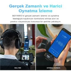 Boya Boyamic All-in-one Kablosuz İkili Yaka Mikrofonu