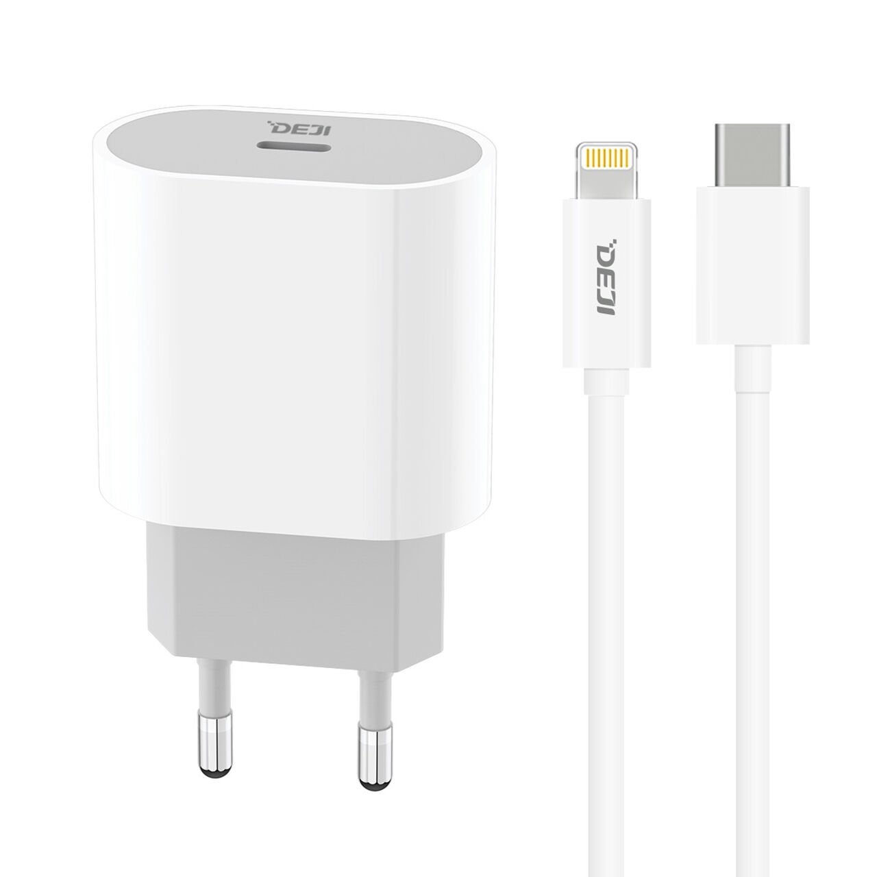 Deji DJ-S10 PD 18W Usb Şarj Aleti + Lightning Kablo