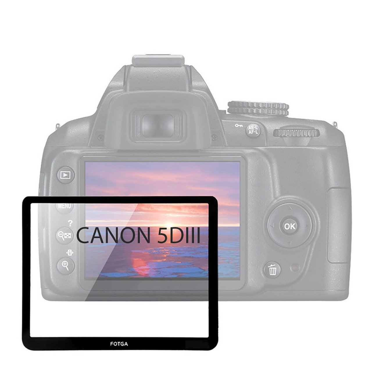 Fotga 5D Mark III Canon Fotoğraf Makinesi Ekran Koruyucu