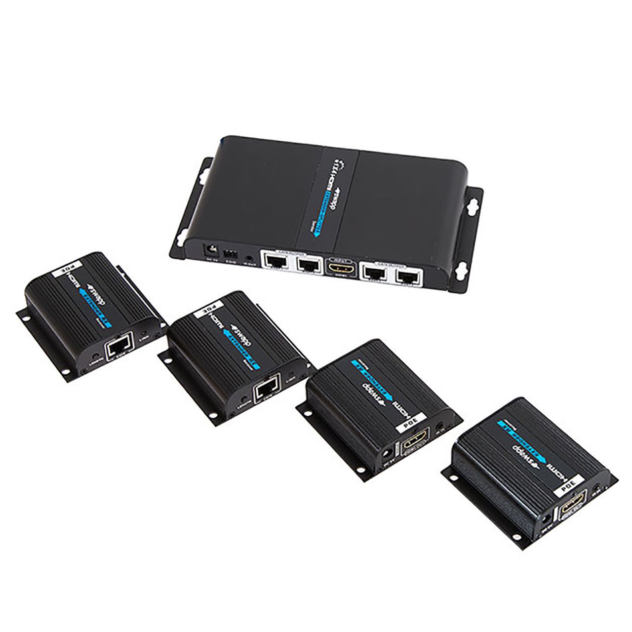 S-Link Swapp SW-HDEX450 50m HDMI Uzatıcı (Extender) + 4 Kanal Çoklayıcı (Splitter)