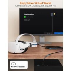 CableCreation HTC Vive Cosmos Elite VR Gözlük Uyumlu Type-c to Type-c Kablo 5m Usb 3.2