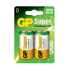 GP Super Alkalin LR20 E95 D Kalın Pil (GP13A)