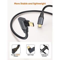 CableCreation Meta Quest 2 128GB VR Gözlük Uyumlu Type-c to Type-c Kablo 5m Usb 3.2