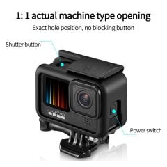 Sanger GO219 Gopro Hero 9 10 11 12 Black Çerçeve Frame