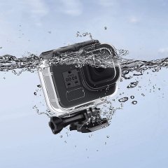 Shoot GO197-A Gopro Hero 8 Black İçin Su Geçirmez Housing