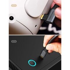 CableCreation Shinecon SC-AI06 VR Gözlük Uyumlu Type-c to Type-c Kablo 5m Usb 3.2