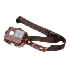 Sanger GO198 Gopro Hero 5 6 Askılı Deri Kılıf