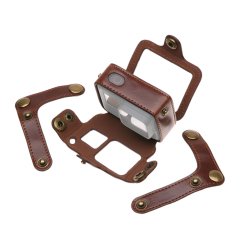 Sanger GO198 Gopro Hero 5 6 Askılı Deri Kılıf