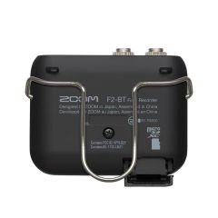 Zoom F2-BT Bluetooth Yaka Mikrofonu ve Ses Kayıt Cihazı (Siyah)