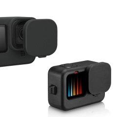Sanger GO212 Gopro Hero 9 10 11 12 Uyumlu Silikon Kılıf Siyah