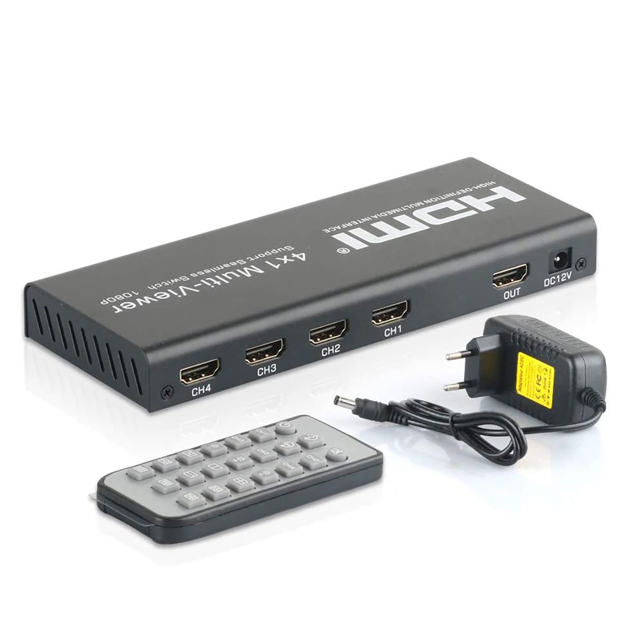 Markofist MF-SWC10 4 Port Multi-Viewer Hdmi Switch (PIP Destekli)