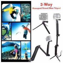 Sanger GO117 Aksiyon Kamera 3 Yollu Monopod Tripod