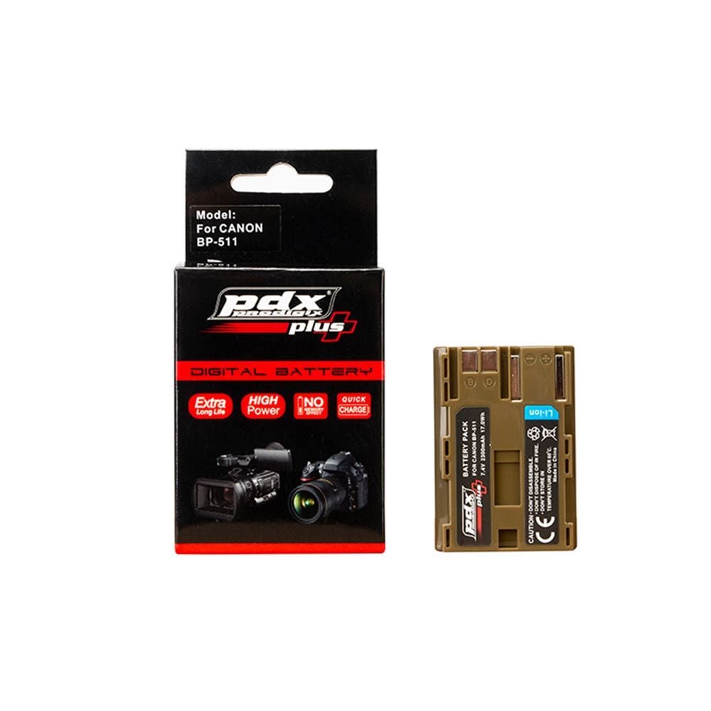 PDX BP-511 Canon Fotoğraf Makinesi Batarya