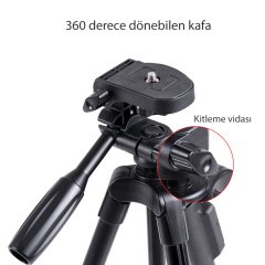 Sanger SG-3510R Kumandalı Mobil Youtuber Tripod