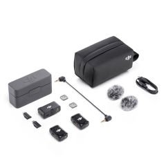 Dji Mic 2 İki Kişilik Kablosuz Yaka Mikrofonu - Distribütör Garantili