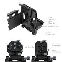 SmallRig 5315 V-Mount Akü Montaj Plakası Kiti (Pro)