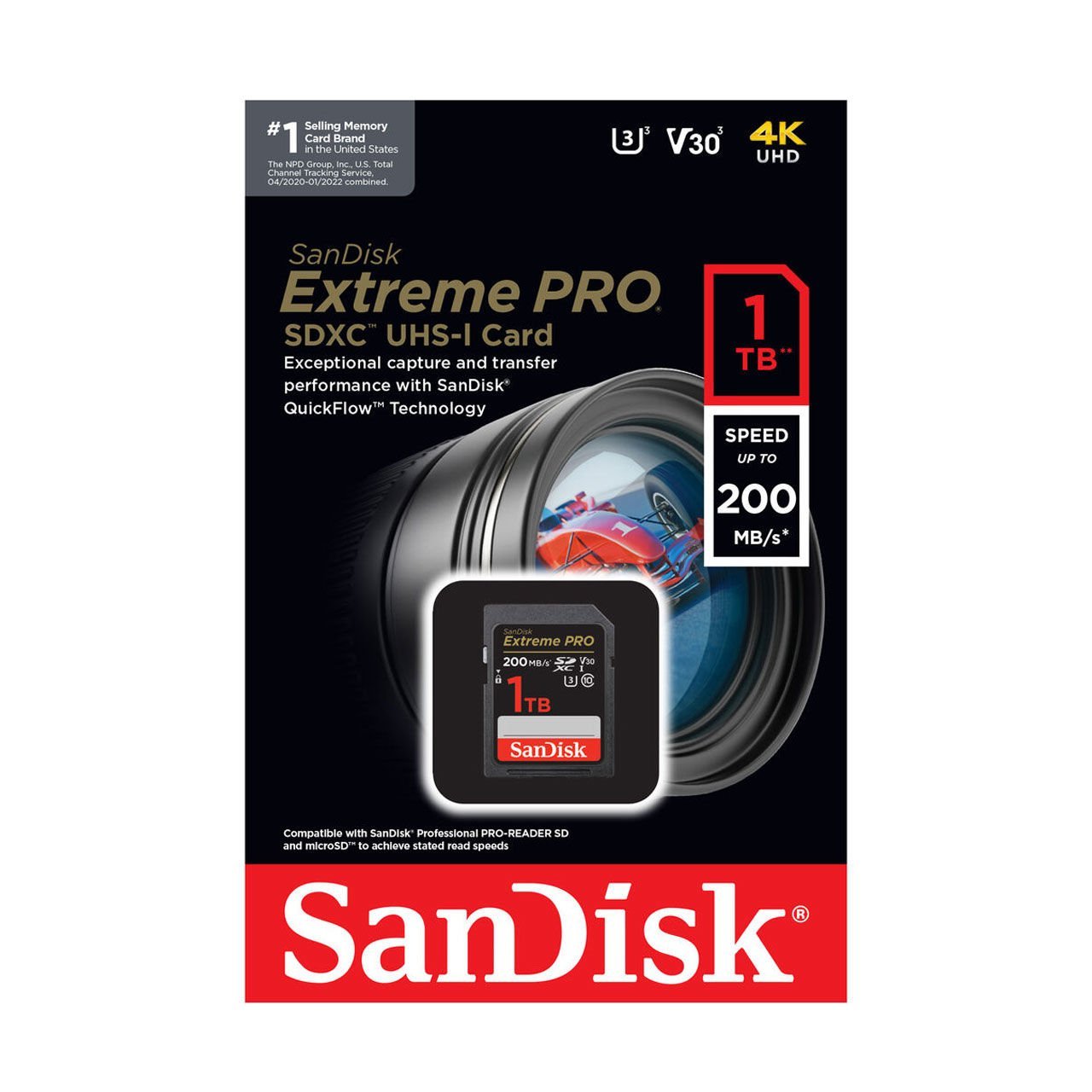 Sandisk Extreme Pro 1TB 200mb/s SDXC Hafıza Kartı