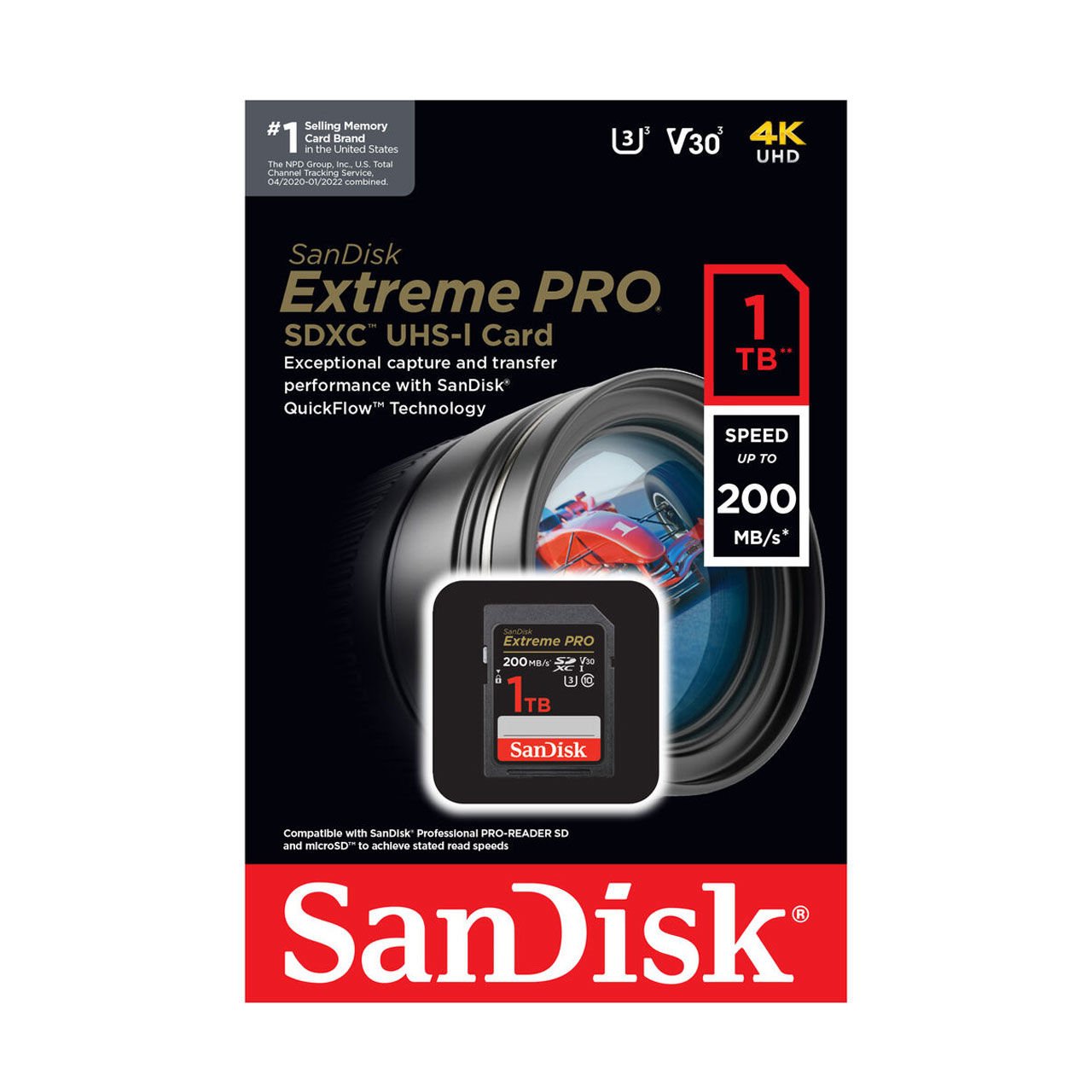 Sandisk Extreme Pro 1TB 200mb/s SDXC Hafıza Kartı