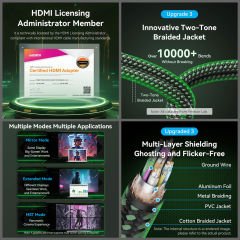 Vention Hdmi to Hdmi Kablo 1m, HDMI 2.1, 8K 60Hz (ALOGF)