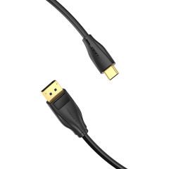 Vention Type-C to DisplayPort Kablo 1.5m, 8K 60Hz, DisplayPort 1.4 (CGYBG)