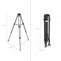 SmallRig 4167 FreeBlazer Ağır Hizmet Tipi Karbon Fiber Tripod