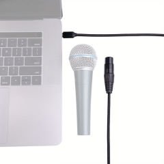 Markofist MF-XLRC-3M XLR to Type-c Telefon İçin Enstruman ve Mikrofon Bağlantı Kablosu