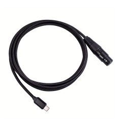 Markofist MF-XLRC-3M XLR to Type-c Telefon İçin Enstruman ve Mikrofon Bağlantı Kablosu