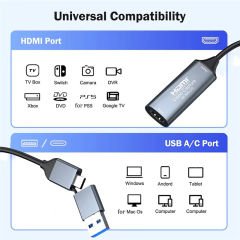 Markofist MF-CC13 HDMI Type-C & USB Video Capture Card 1080P 30FPS