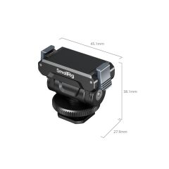 SmallRig 5436 DJI Osmo360 / Action 5 Pro / 4 / 3 için Metal Yuva Adaptörü  ile Hızlı Çıkarma Desteği