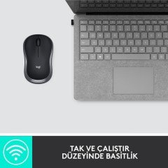 Logitech M185 Mouse Swift Grey