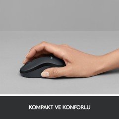 Logitech M220 Sessiz Mouse Charcoal