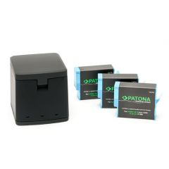 Patona Gopro Hero 9 Uyumlu Üçlü Batarya ve Şarj Aleti Seti