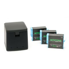 Patona Gopro Hero 10 Uyumlu Üçlü Batarya ve Şarj Aleti Seti