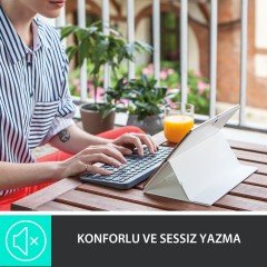 Logitech K380 Kompakt Kablosuz Bluetooth Klavye - Siyah