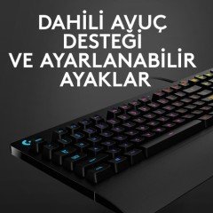 Logitech G G213 Prodigy RGB Türkçe Oyuncu Klavyesi - Siyah