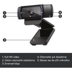 Logitech C920 Pro 1080p HD Webcam