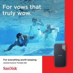 SanDisk Extreme Pro 4 TB 2000 mb/s Taşınabilir SSD, USB 3.2 Gen 2x2