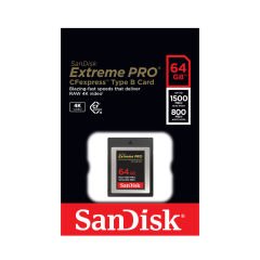 SanDisk Extreme Pro 64GB 1500 mb/s CFexpress Type B Hafıza Kartı