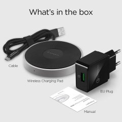 Spigen Essential F306W Qi2 Kablosuz Hızlı Şarj Cihazı