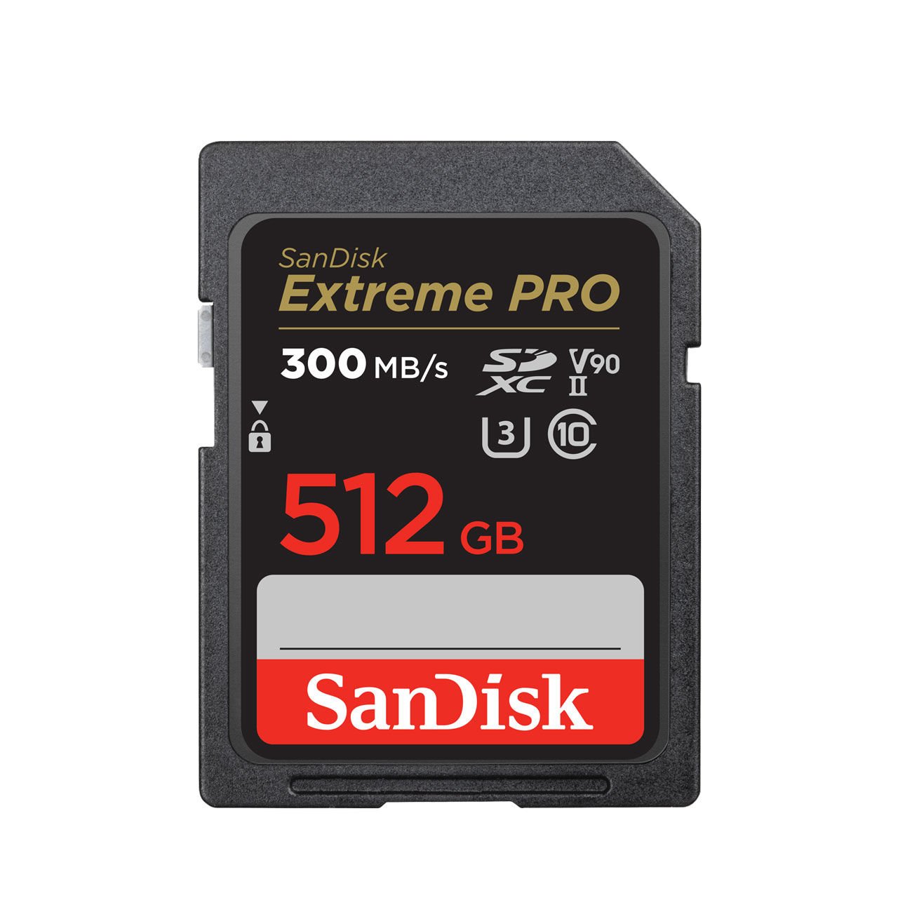 Sandisk Extreme Pro 512gb 300mb/s V90 UHS-II SDXC Hafıza Kartı