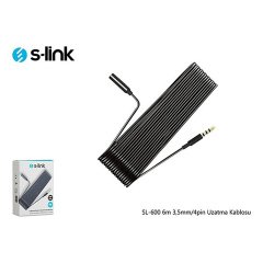 S-Link SL-600 Telefon Mikrofonu Uzatma Kablosu 6m