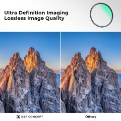K&F Concept 105mm NANO-X MC-UV 28 Çok Katmanlı Kaplamaya sahip  Koruma Filtresi 8K Ultra HD