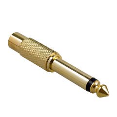 Markofist MF-JD01 Dişi Rca to 6.35mm Mono Çivi Jack Dönüştürücü 2 adet