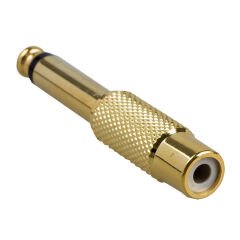 Markofist MF-JD01 Dişi Rca to 6.35mm Mono Çivi Jack Dönüştürücü 2 adet
