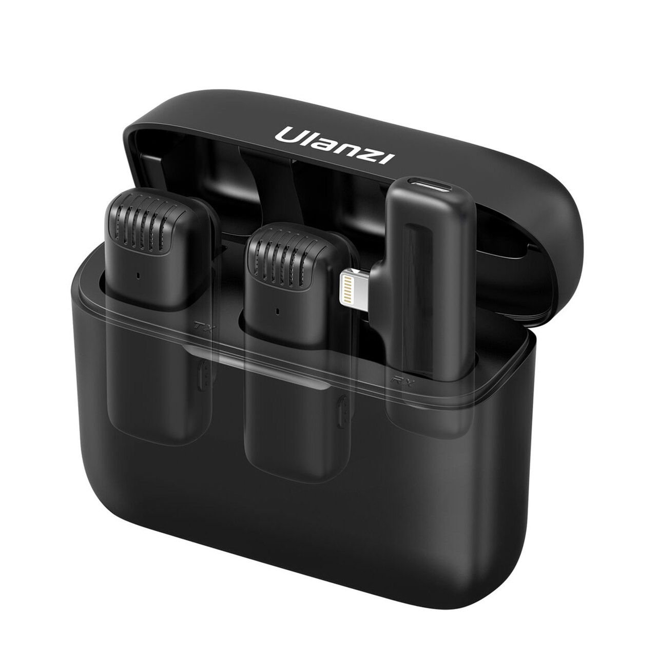 Ulanzi J12 Kablosuz Lightning Iphone İkili Yaka Mikrofonu (2885)